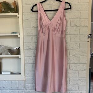 Kay Unger Dusty Pink Sleeveless Silk size 4 Cocktail Dress
